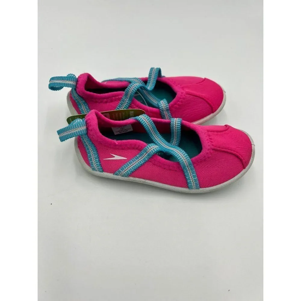 Brand New Speedo Swim Shoes Toddler‎ Girl Size 5 Color Pink